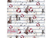 Bio Jersey Lillestoff - Maritim